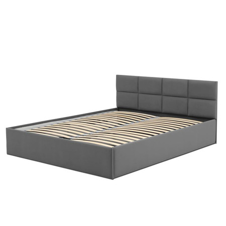 Čalouněná postel MONOS bez matrace rozměr 160x200 cm Tmavě šedá Signal-nabytek