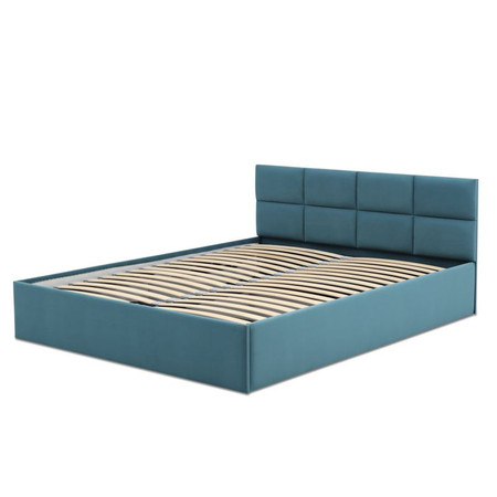 Čalouněná postel MONOS bez matrace rozměr 180x200 cm Tyrkysová Signal-nabytek