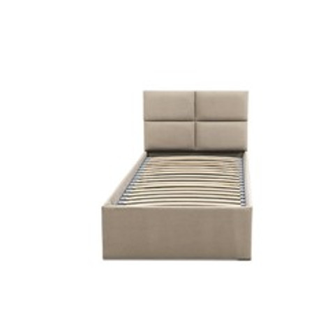 Čalouněná postel MONOS bez matrace rozměr 90x200 cm Béžová Signal-nabytek