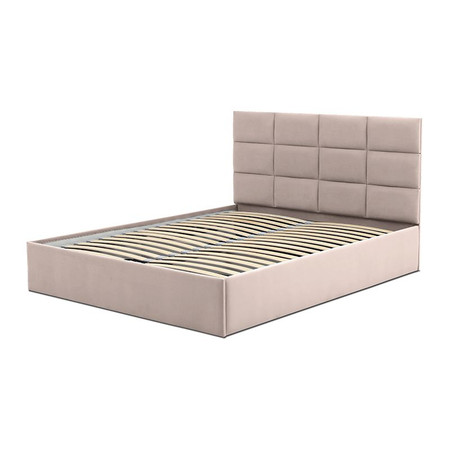 Čalouněná postel TORES bez matrace rozměr 180x200 cm Béžová Signal-nabytek
