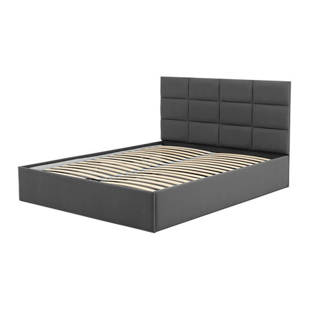 Čalouněná postel TORES bez matrace rozměr 180x200 cm Tmavě šedá Signal-nabytek