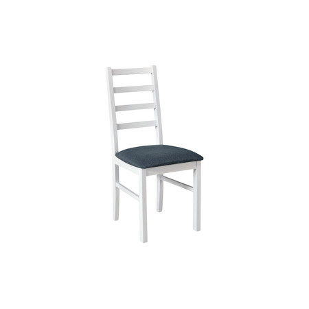 Jídelní židle NILO 8 Bílá Tkanina 2 MIX-DREW