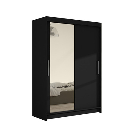 Velká šatní skříň MIAMI VI - Černá ankon