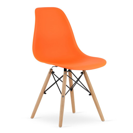 Židle OKSANA - buk/oranžová SG-nábytek