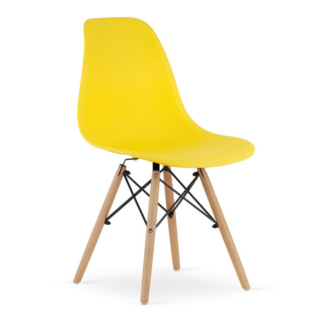 Židle OKSANA - buk/žlutá SG-nábytek