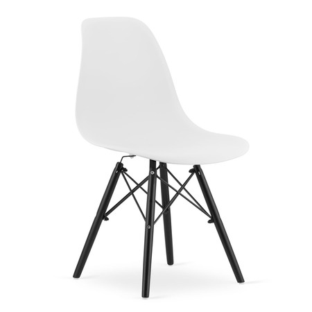 Židle OKSANA - černá/bílá SG-nábytek