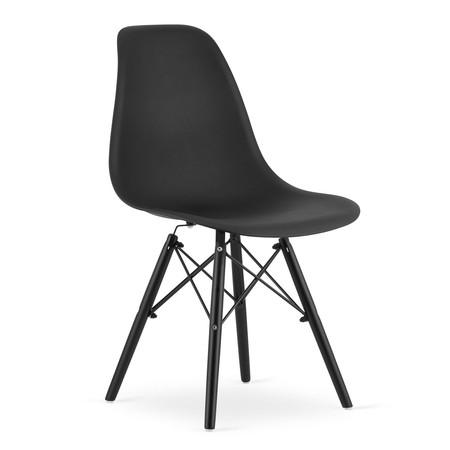 Židle OKSANA - černá/černá SG-nábytek