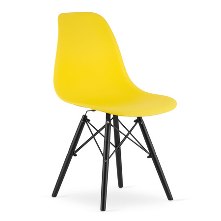 Židle OKSANA - černá/žlutá SG-nábytek