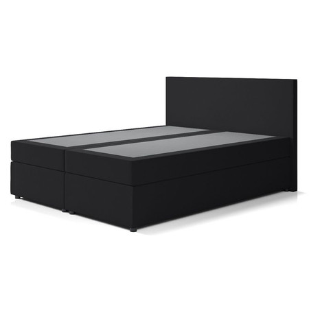 Čalouněná postel IMOLA s pružinovou matrací 160x200 cm Černá SG-nábytek