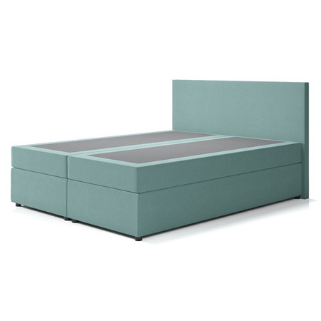 Čalouněná postel IMOLA s pružinovou matrací 160x200 cm Tyrkysová SG-nábytek