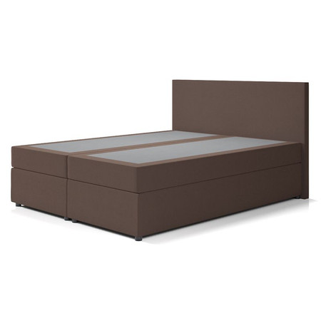 Čalouněná postel IMOLA s pružinovou matrací 180x200 cm Hnědá SG-nábytek